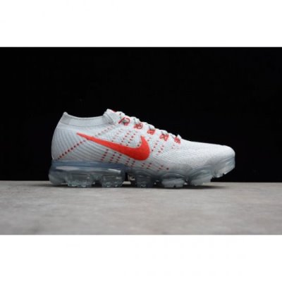 Nike Air Vapormax Flyknit Pure Platini / Kırmızı / Gri Koşu Ayakkabısı Türkiye - 4BM247E5